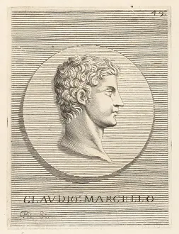 Etienne Picart Prints: Marcus Claudius Marcellus, nephew of Emperor Augustus