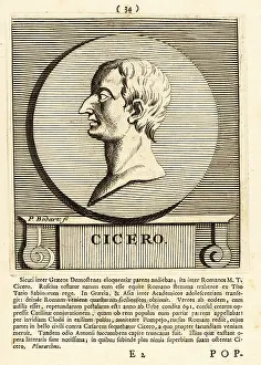 Gods And Heroes Prints: Marcus Tullius Cicero, Roman statesman and philosopher