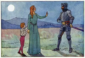 Margaret of Anjou asks a robber for mercy