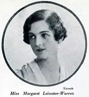 Leicester Prints: Margaret Leicester-Warren by Madame Yevonde