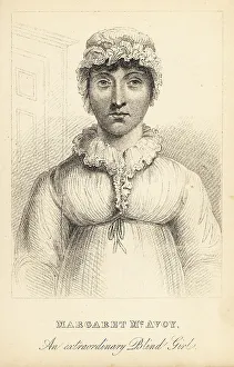 Memoirs And Anecdotes Prints: Margaret McAvoy, an extraordinary blind girl, 1800-1820