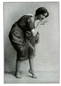 Posing Gallery: Margaret Morris, principal classical dancer in Orpheus
