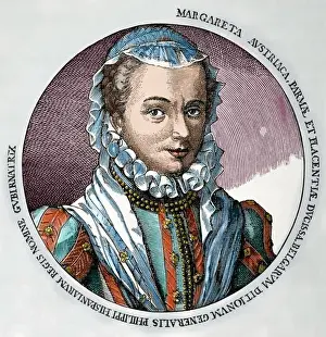 Johanna Prints: Margaret of Parma (1522-1586). Governor of the Netherlands f
