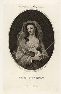 Possession Prints: Margaret Peg Woffington, Irish actress and singer