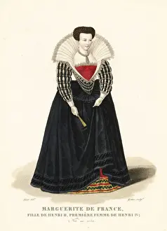 Valois Prints: Margaret of Valois, first wife of King Henry IV, 1552-1615