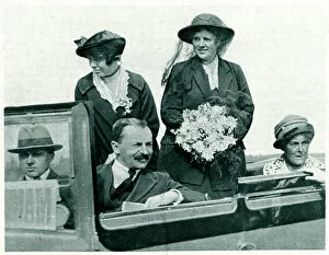 Bouquet Collection: Margaret Wintringham during her election campaign
