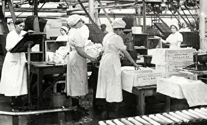 Shortage Prints: Margarine factory fighting food shortage, WW1