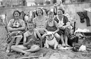 British Seaside Gallery: On Margate Beach 1920S