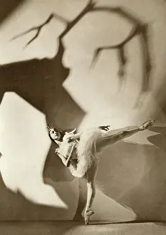 Ballet Prints: Margot Fonteyn, ballerina in Le Lac des Cygnes (Swan Lake)