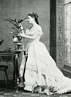Neckline Collection: Marguerite Bellanger, French actress and courtesan