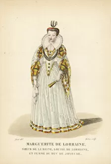 Lorraine Collection: Marguerite of Lorraine at her wedding ball, 1581