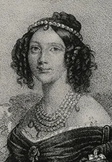 Bavarian Prints: Maria Anna of Bavaria (1805-1877). Queen consort