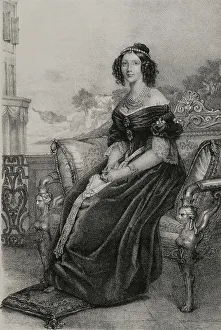 Armchair Prints: Maria Anna of Bavaria (1805-1877). Queen consort