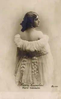 Operatic Prints: Maria Cavalieri - Italian Opera Singer