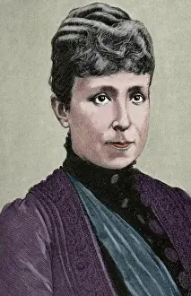 Ilustracion Prints: Maria Christina of Austria (1858-1929). Queen of Spain. Seco