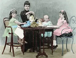 Maria Christina of Austria (1858-1929). Queen of Spain. Seco