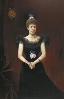 Maria Christina of Habsburg (1858-1929). Queen