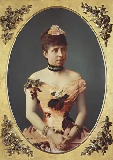 Alfonso Prints: Maria Christina of Habsburg (1858-1929). Queen