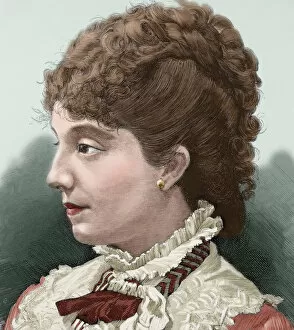Images Dated 29th June 2014: Maria del Pilar de Borbon y Borbon (1861-1879). Infanta of S