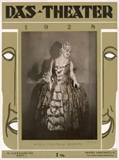 Manon Prints: Maria Ivogun, as Manon