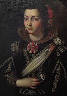 Heroine Collection: Maria Pita (1565-1643). Spanish heroine. Anonymous portrait