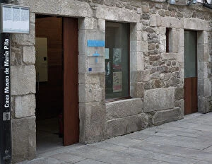 Galicia Collection: Maria Pita House Museum. Exterior facade