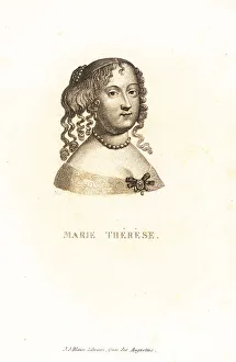 Ringlets Prints: Maria Theresa of Spain, 1638-1683