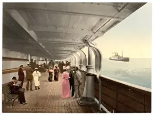 Theresia Prints: Maria Theresia, Promenade Deck, North German Lloyd, Royal Ma