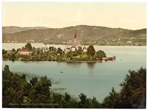 Carinthia Prints: Maria-Worth on Worthersee, Carinthia, Austro-Hungary