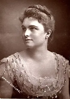 Edgcumbe Prints: Marian Edgcumbe, Victorian actress