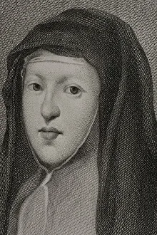 Engraver Prints: Mariana of Austria (1634-1696). Queen consort