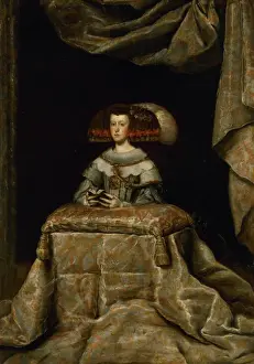 Cushion Prints: Mariana of Austria at Prayer by Velazquez