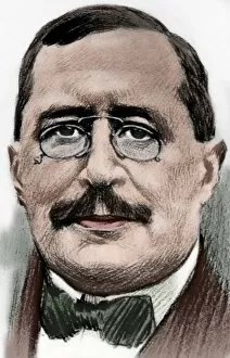 Images Dated 2nd January 2013: Mariano de Cavia (1855-1920). Engraving. Colored