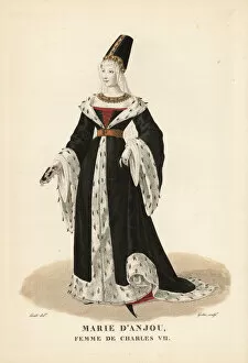Velvet Collection: Marie of Anjou, Queen of France, wife of King Charles VII