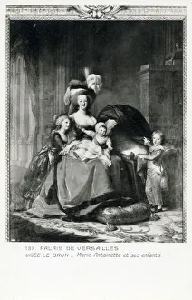 Rococo Collection: Marie Antoinette and her children by Vigee Le Brun