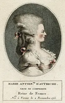 1793 Prints: Marie Antoinette / Profile