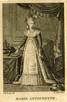 Antoinette Prints: Marie Antoinette, wife of Louis XVI of France