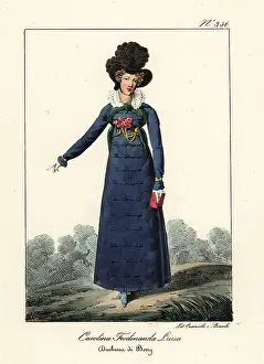 Domenico Cuciniello Prints: Marie-Caroline of Bourbon-Two Sicilies, Duchess of Berry