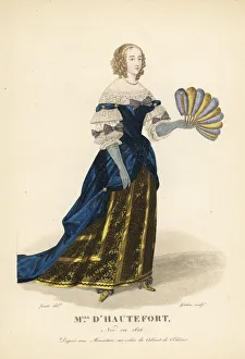 Mademoiselle Collection: Marie d Hautefort, wife of Charles de Schomberg, 1616-1691