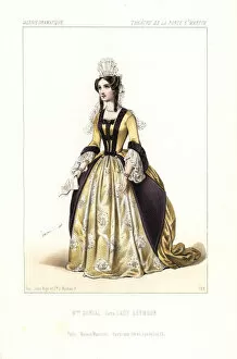 Seymour Collection: Marie Dorval in Lady Seymour, Theatre de la