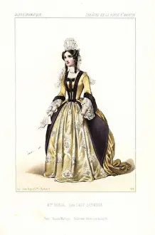 Dorval Prints: Marie Dorval in Lady Seymour, Theatre de la