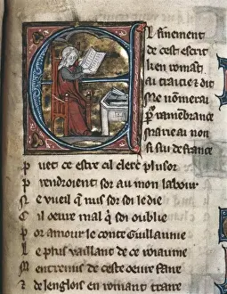 Biblioth X8c75 Prints: MARIE DE FRANCE (12th c. ). Writer. Edition of