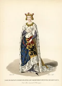 Bourbon Gallery: Marie of Hainaut, wife of Louis I, Duke of