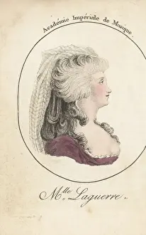 Acteurs Et Actrices Celebres Prints: Marie-Josephe Laguerre, French actress and opera singer