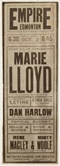 Images Dated 19th February 2016: Marie Lloyd