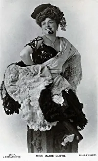 MonoMania Images Gallery: Marie Lloyd music hall singer and comedienne 1870-1922