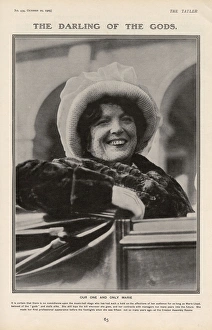 Images Dated 4th July 2017: Marie Lloyd in the Tatler - The Darling of the Gods