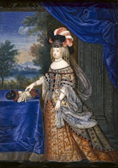 Policies Collection: Marie-Therese Of Austria (1638-1683). Queen of France