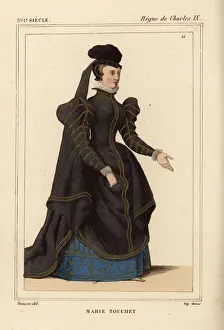 Librairie Prints: Marie Touchet, mistress to King Charles IX of France
