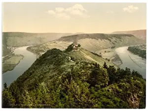 Moselle Prints: The Marienburg, Moselle, valley of, Germany